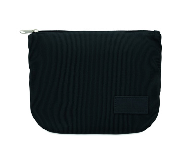 Logo trade promotional items picture of: Corduroy cosmetic bag