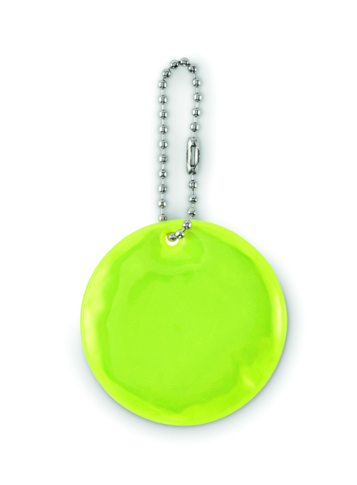 Logotrade promotional merchandise picture of: Round reflective keyring