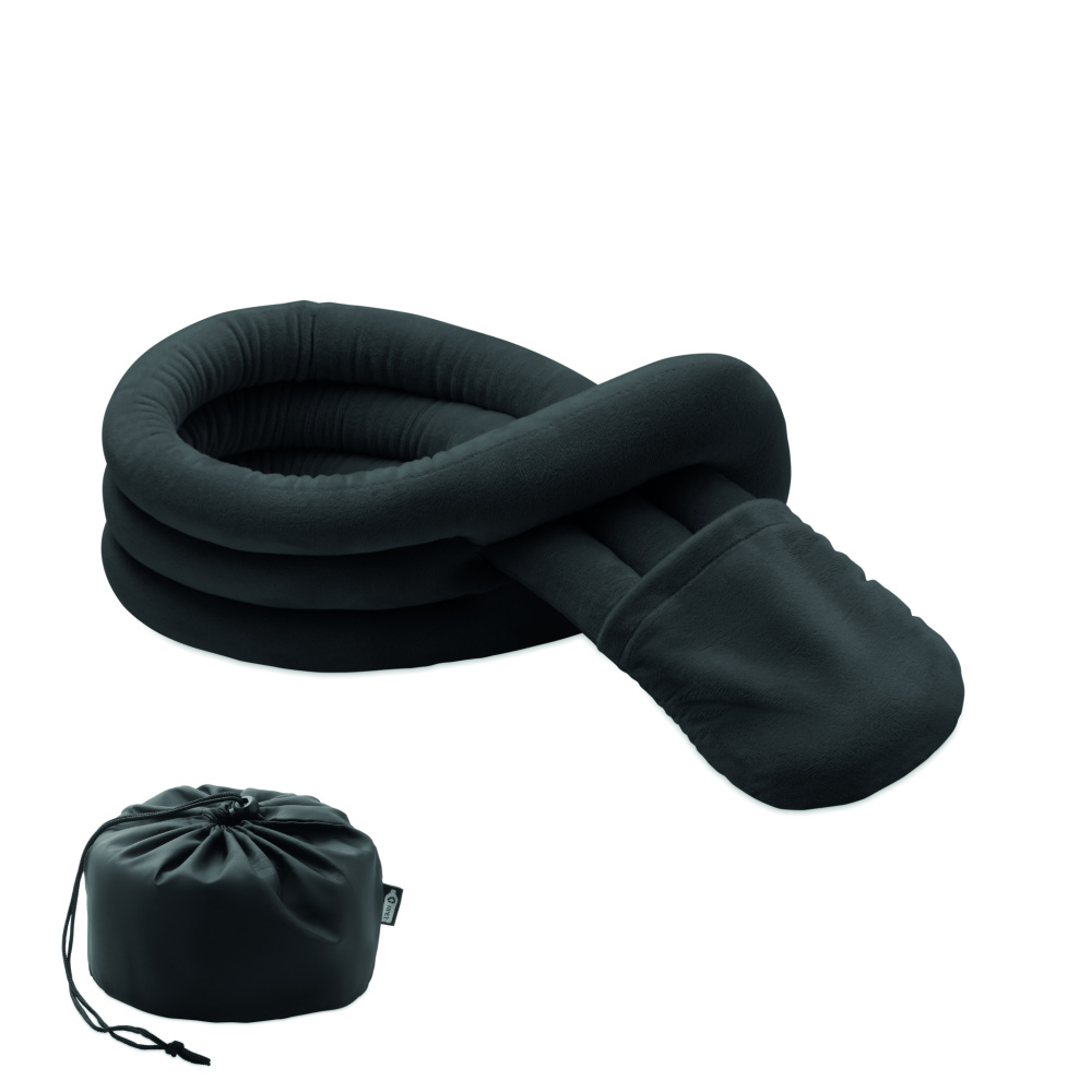 Logo trade promotional products image of: Bendable roll travel pillow