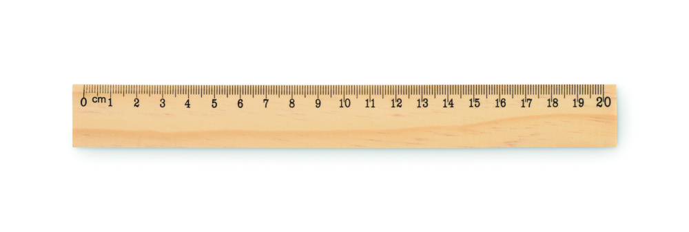Logotrade promotional giveaways photo of: Wooden ruler 20cm