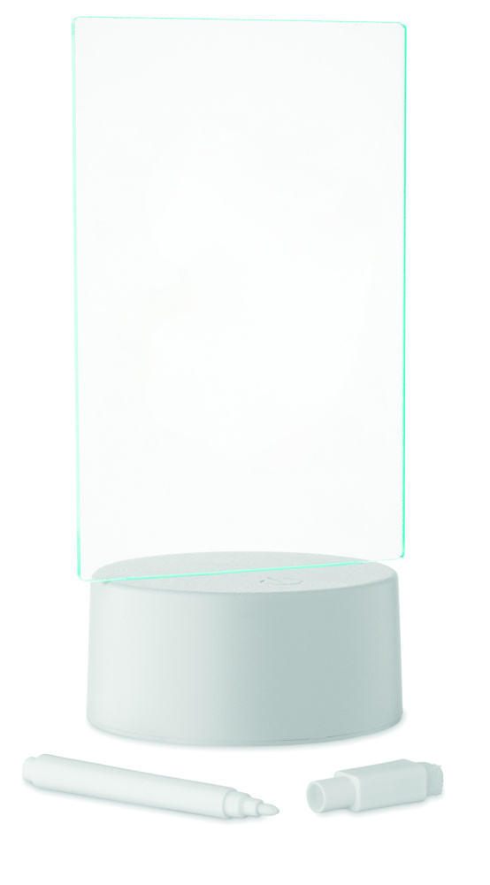 Logo trade promotional gift photo of: Light-up LED memo board