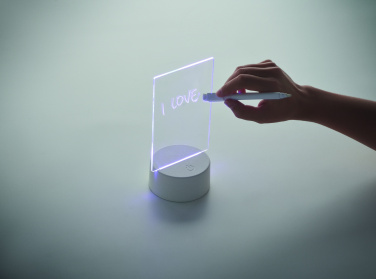 Logotrade promotional merchandise photo of: Light-up LED memo board
