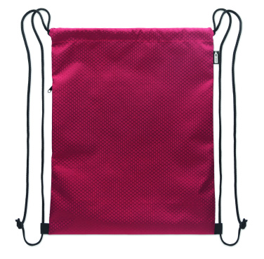 Logotrade promotional items photo of: Drawstring bag in 420D RPET