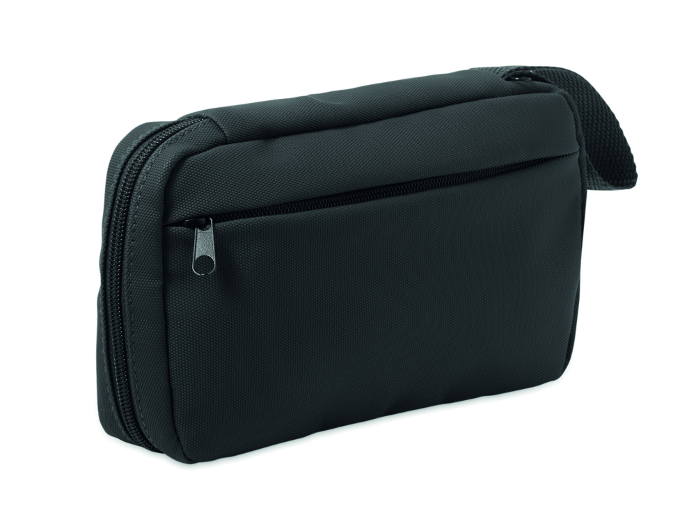 Logotrade promotional products photo of: Toiletry bag 600D RPET