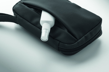 Logo trade promotional merchandise photo of: Toiletry bag 600D RPET