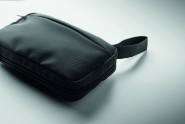 Logo trade promotional item photo of: Toiletry bag 600D RPET