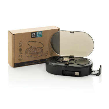 Logo trade promotional giveaways image of: Chargevix RCS rplastic Multi-functional 60W charging set