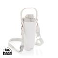 Avira Ayala RCS re-steel duosip lockable crossbody tumbler, white