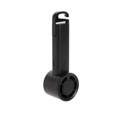 Logotrade corporate gift picture of: Twist RCS recycled plastic re-chargeable portable fan