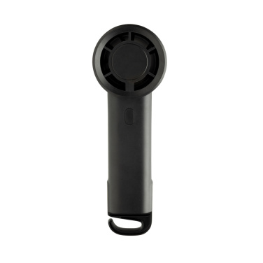 Logo trade promotional merchandise photo of: Twist RCS recycled plastic re-chargeable portable fan
