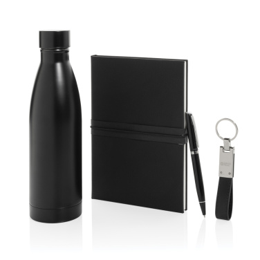 Logo trade advertising product photo of: Swiss Peak RCS deluxe business gift set w/ water bottle