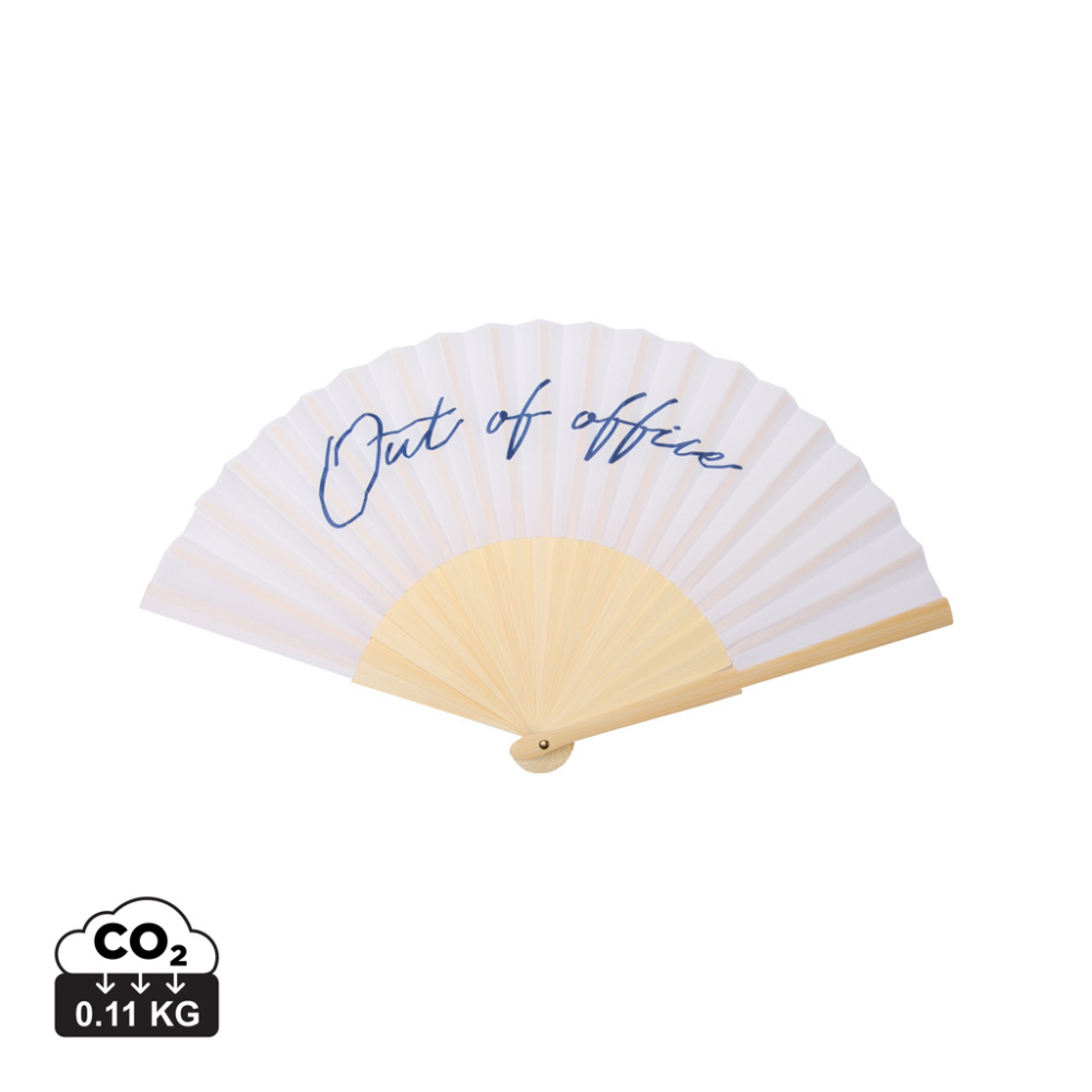 Logo trade promotional product photo of: VINGA Out of office hand fan