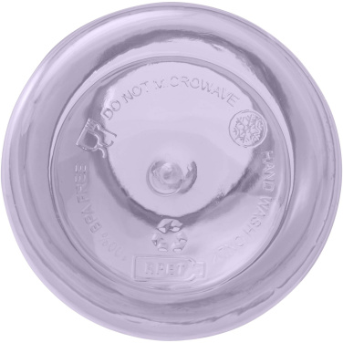 Logotrade advertising product image of: Oregon 400 ml RCS certified recycled plastic water bottle with carabiner