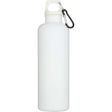 Logotrade advertising product picture of: Oregon 750 ml solid colour RCS recycled plastic water bottle with carabiner