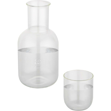 Logo trade promotional item photo of: Amelie glass carafe and cup set