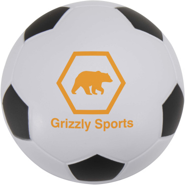 Logo trade business gifts image of: Zavi football-shaped stress reliever
