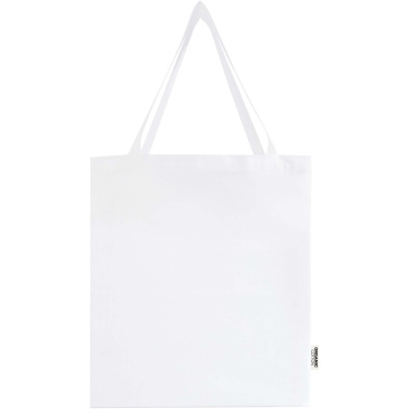 Logo trade promotional merchandise photo of: Odisha 180 g/m² OCS organic full gusset tote bag 14L