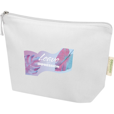 Logotrade corporate gift picture of: Odisha 180 g/m² OCS organic toiletry bag 1L