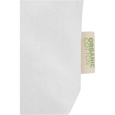 Logo trade business gifts image of: Odisha 180 g/m² OCS organic toiletry bag 1L