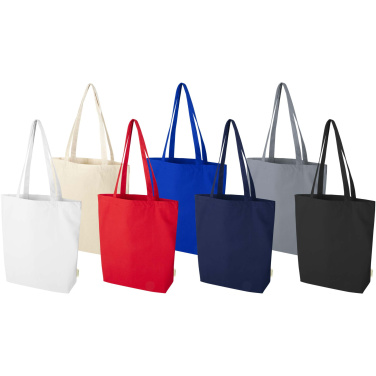 Logo trade promotional products image of: Odisha 270 g/m² OCS organic tote bag 10L