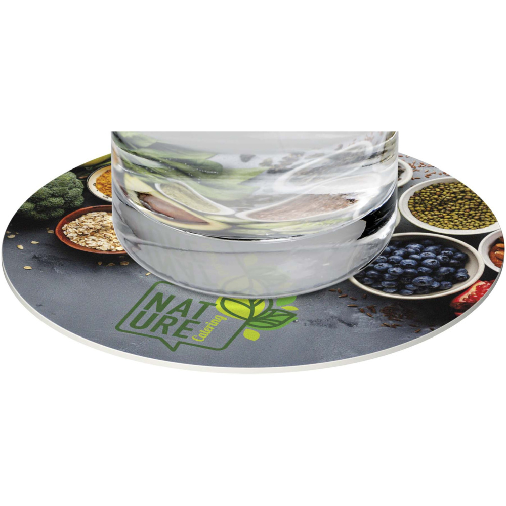 Logo trade promotional item photo of: Lumin round coaster