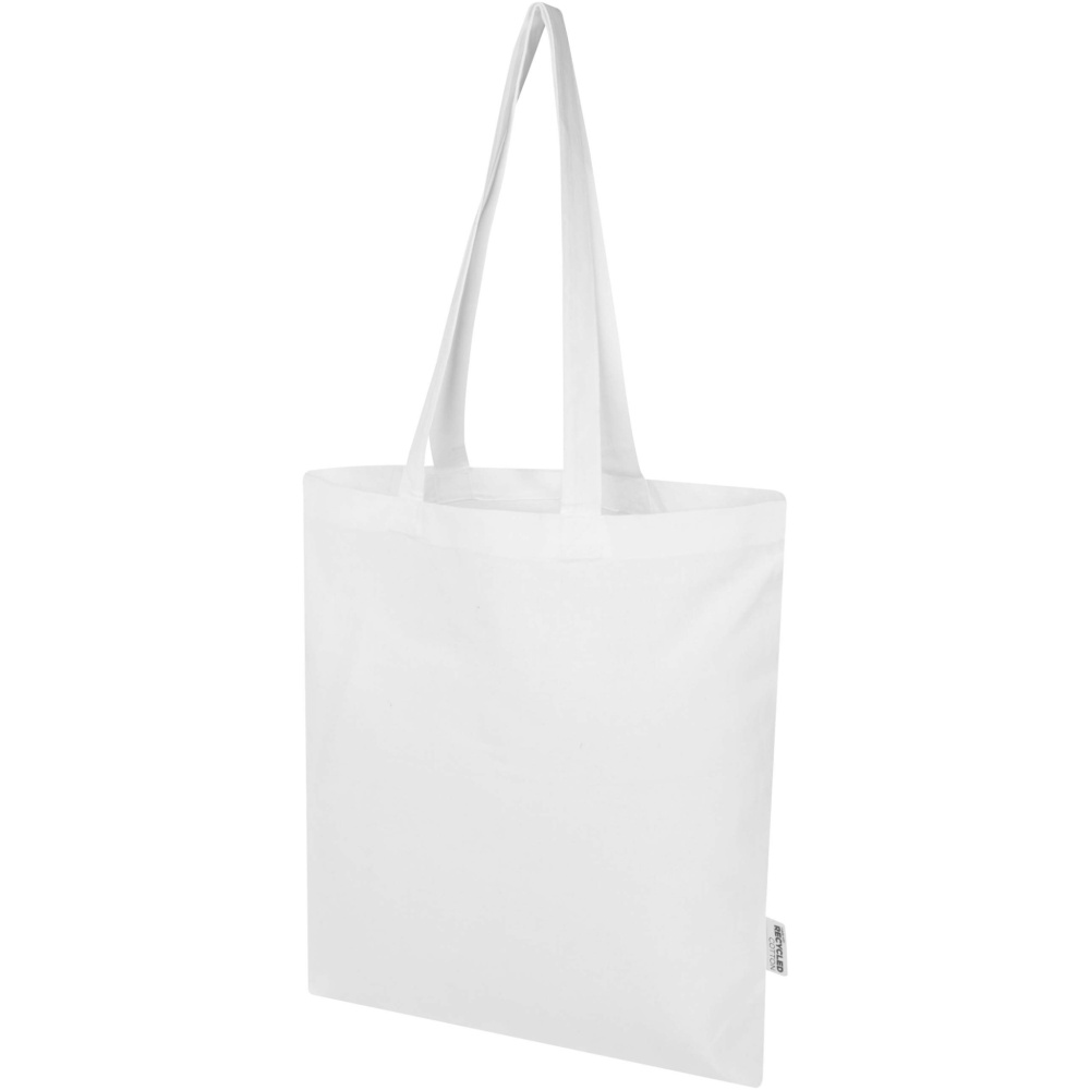 Logotrade promotional item picture of: Peru Blend 180 g/m² GRS recycled cotton tote bag 7L