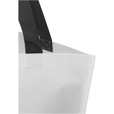 Logo trade promotional gift photo of: Duo GRS recycled double-laminated tote bag 18L