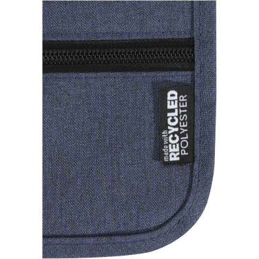 Logo trade advertising products image of: Ross GRS recycled smart travel pouch