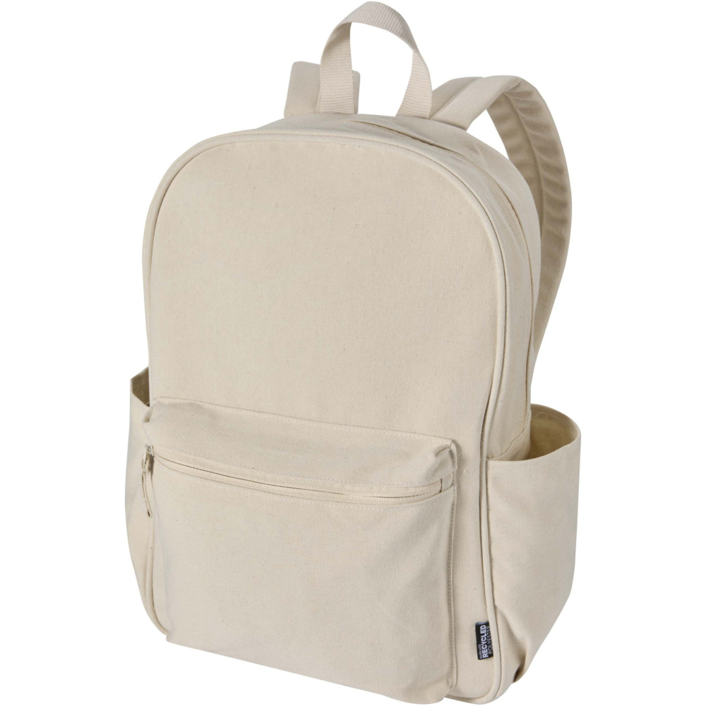 Logotrade promotional products photo of: Recanvas 15.6” GRS recycled city backpack 16L