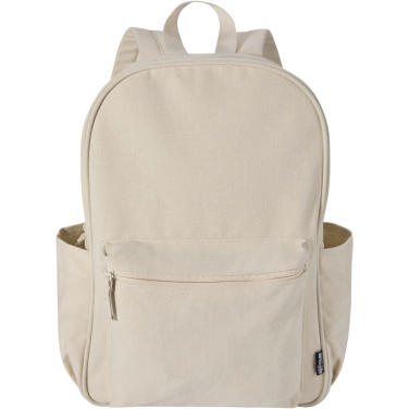 Logotrade promotional product picture of: Recanvas 15.6” GRS recycled city backpack 16L