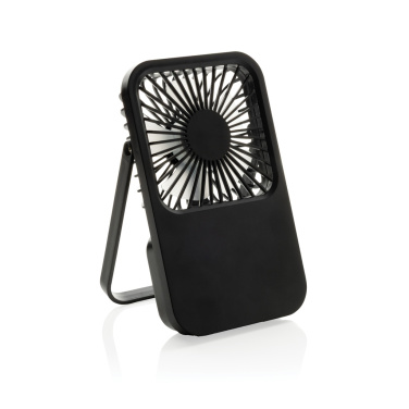 Logotrade advertising products photo of: Aervina RCS recycled plastic re-chargeable desk fan