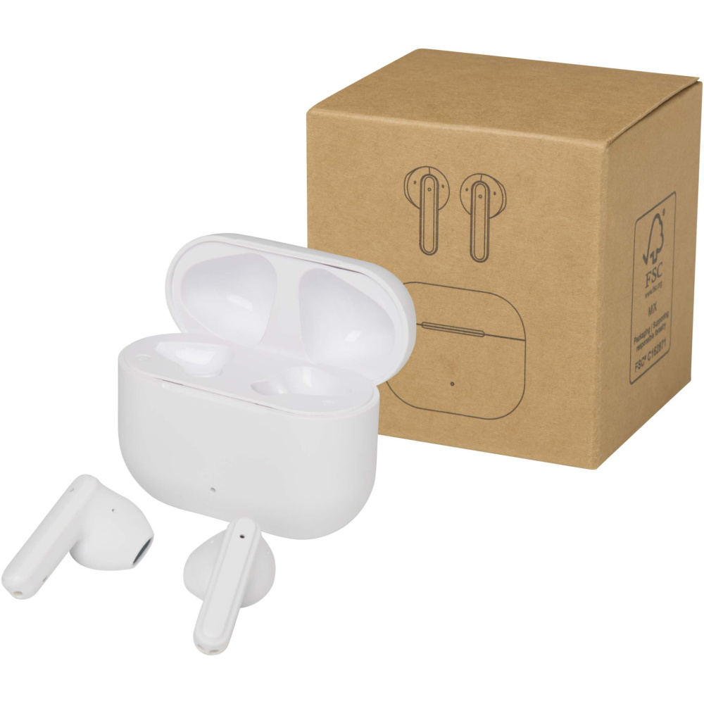 Logotrade promotional giveaway picture of: Altais recycled plastic True Wireless Bluetooth® headset