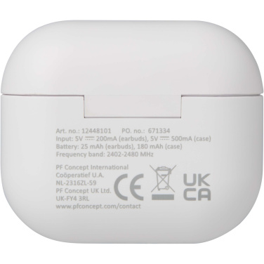 Logotrade promotional products photo of: Altais recycled plastic True Wireless Bluetooth® headset