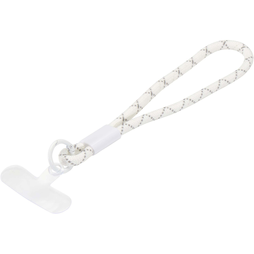 Logo trade promotional merchandise image of: Arich recycled plastic smartphone wristband