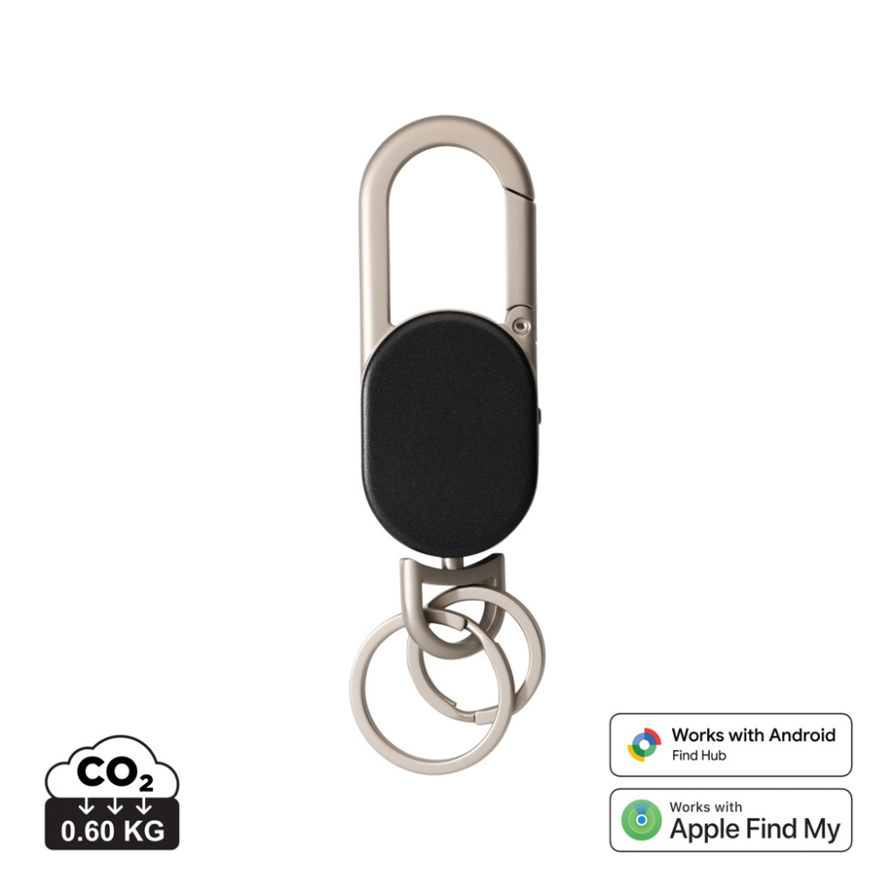 Logo trade promotional items image of: Keyfinder Dual keychain with worldwide locating