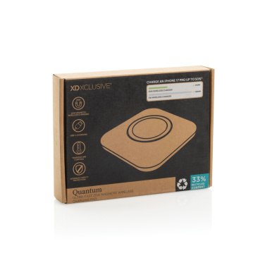 Logo trade promotional merchandise image of: Quantum ultra-fast 25W magnetic wireless charging pad