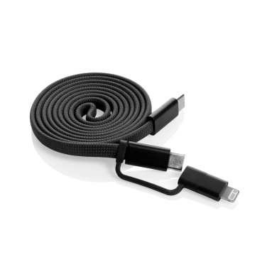 Logotrade promotional giveaway picture of: Arc RCS recycled Ultra-thin 60W 2 in 1 magnetic cable