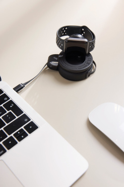 Logo trade promotional items picture of: VINGA Baltimore RCS 2-in-1 Wireless 15W Travel Charger