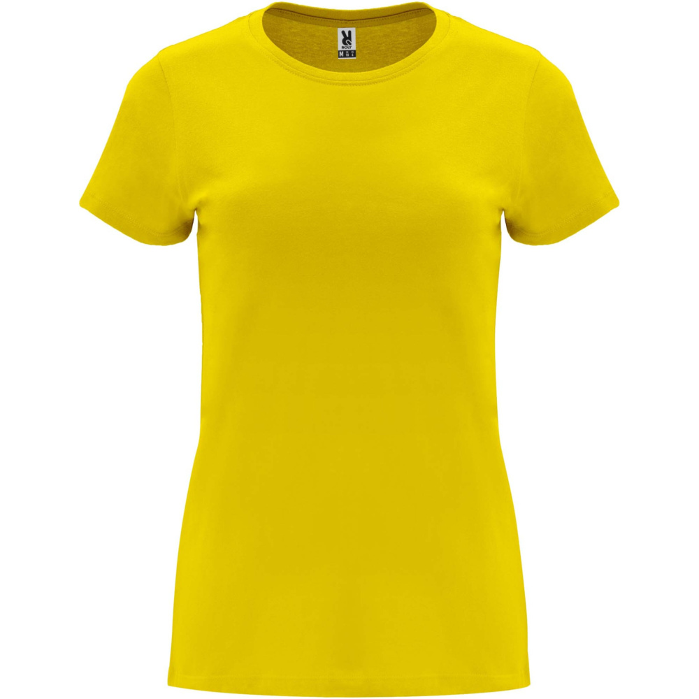 Logo trade advertising products image of: Capri short sleeve women's t-shirt