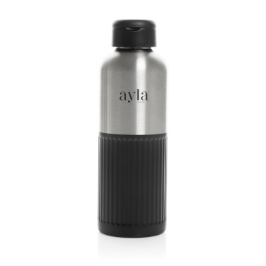 Logotrade corporate gift image of: Ripple RCS R-steel leakproof water bottle with handle 750ML