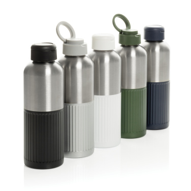 Logo trade business gift photo of: Ripple RCS R-steel leakproof water bottle with handle 750ML