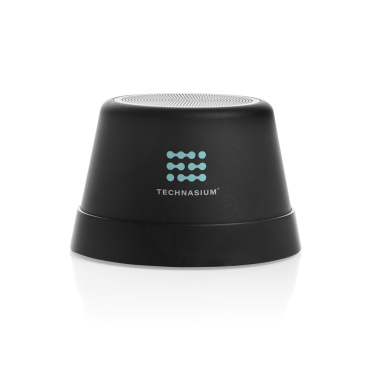 Logo trade promotional item photo of: Nivio RCS recycled aluminum magnetic 5W Speaker