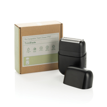 Logo trade promotional merchandise photo of: TrimBlade re-chargeable Travel Shaver IPX7