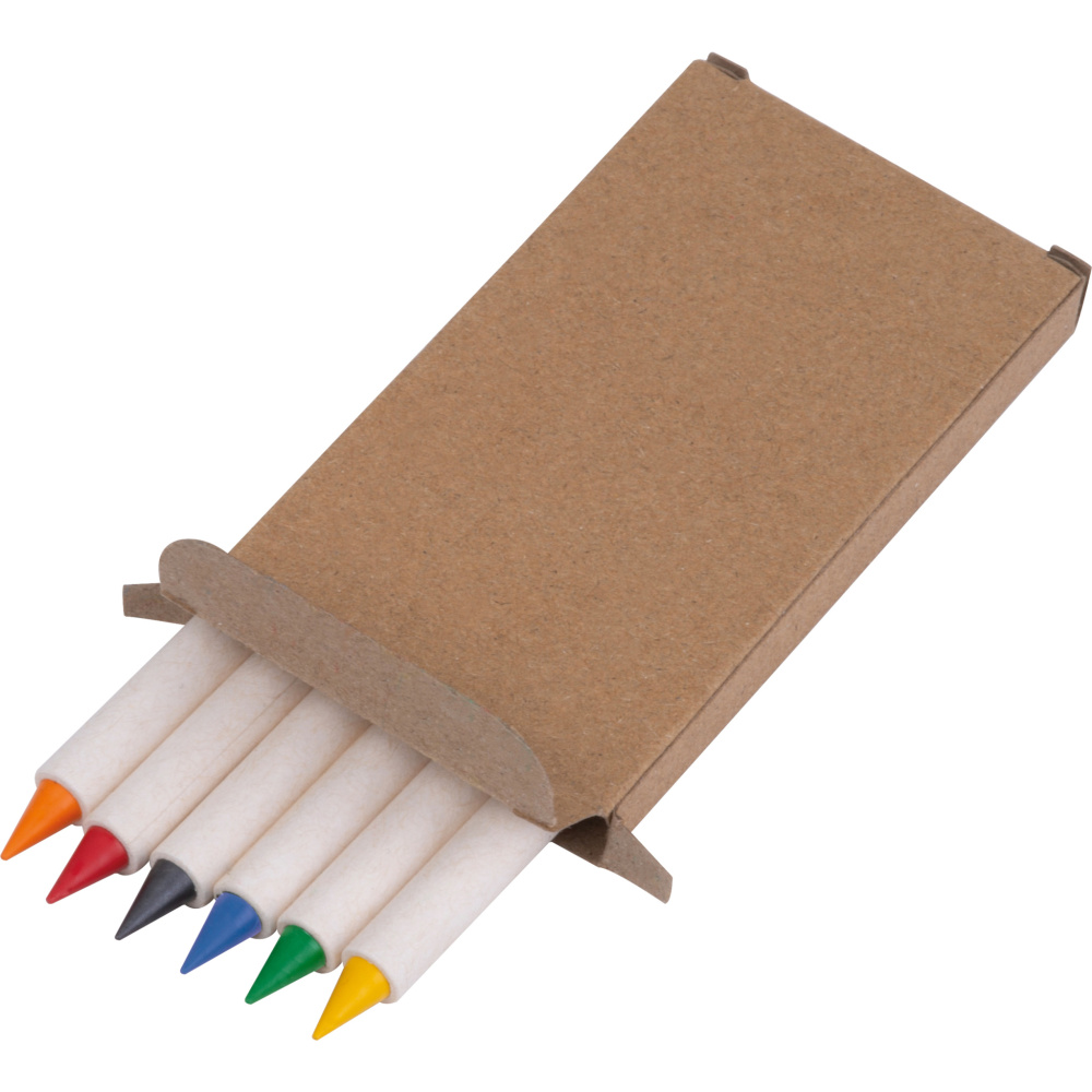 Logotrade business gift image of: Infinity Set of Wax Crayons KINGSTON