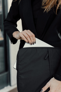 Logo trade advertising products image of: KENTO URBAN RCS recycled nylon 15.6 inch laptop sleeve