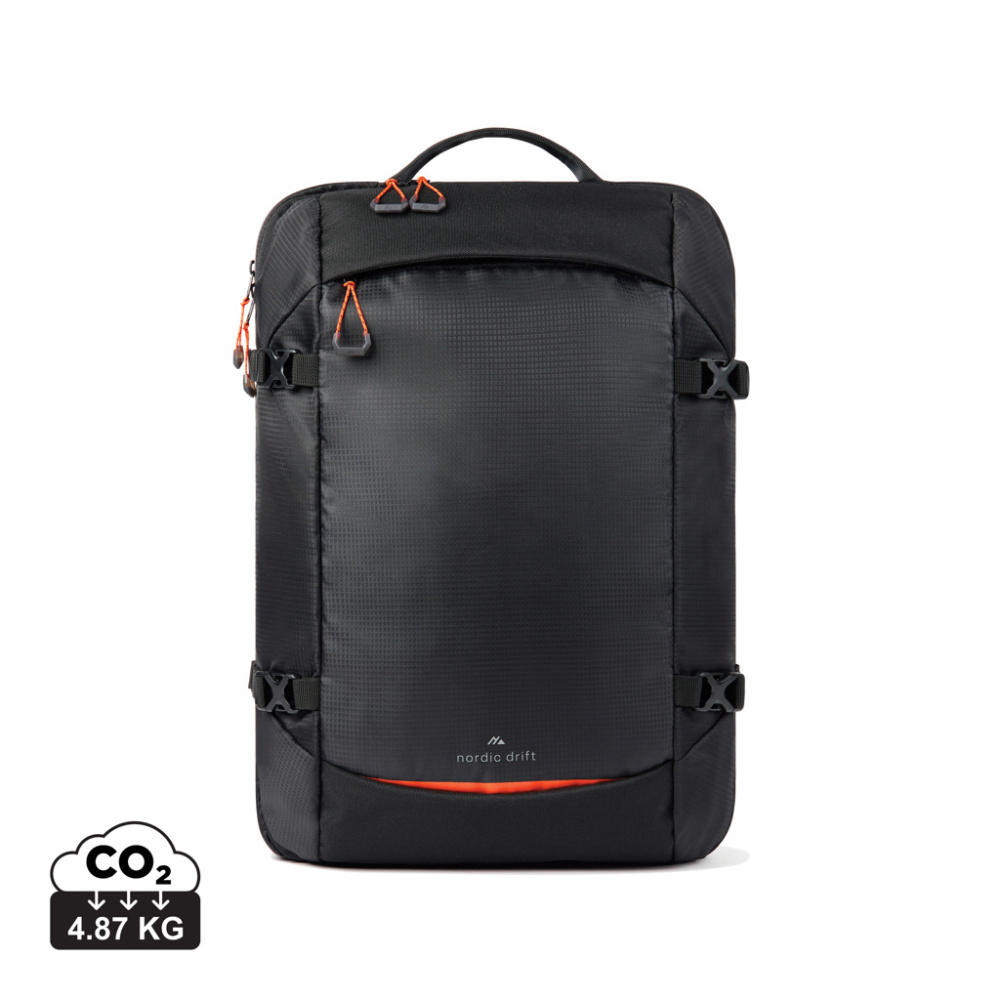 Logo trade corporate gifts image of: Nordic Drift RCS Travelling backpack 25L