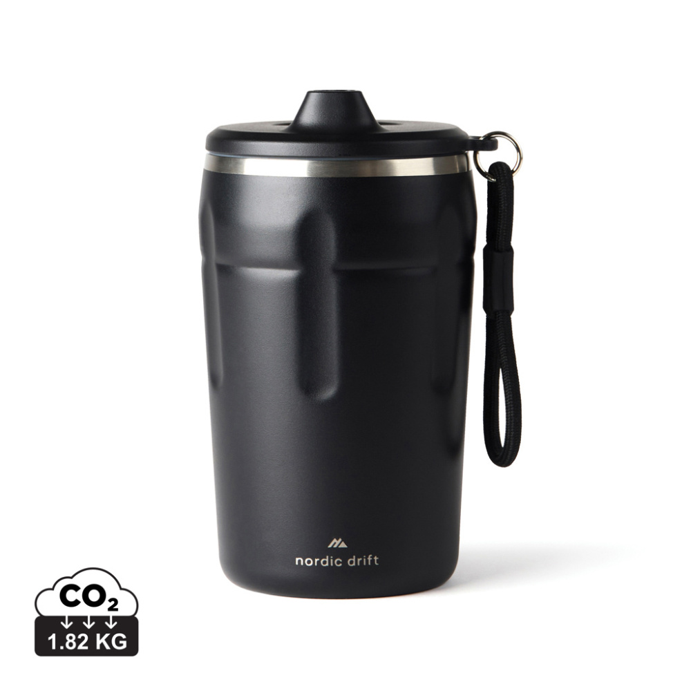 Logotrade advertising product picture of: Nordic Drift Trail RCS Lockable And Leakproof Coffee Mug 350