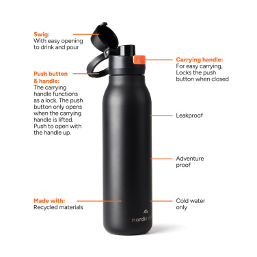 Logotrade promotional items photo of: Nordic Drift Trail RCS Single Wall Water Bottle 750ml