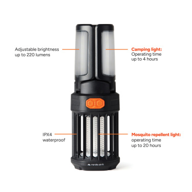 Logotrade promotional giveaway picture of: Nordic Drift Titan Portable mosquito repellent camping light