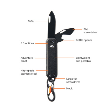 Logotrade promotional products photo of: Nordic Drift Adventure keychain tool